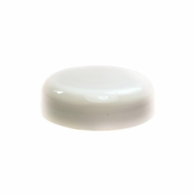 Glass Bottle 48CT White Plastic Screw Top Lid