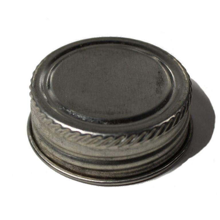 1 1/4 inch alpha plain steel screwcap closure