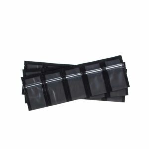 Shield N Seal SNS2400 3"x5" Precut Black/Clear 5mil Impact Zipper Bags 250pk