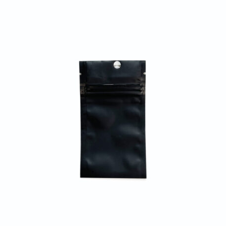 4mil black matte zipper bag