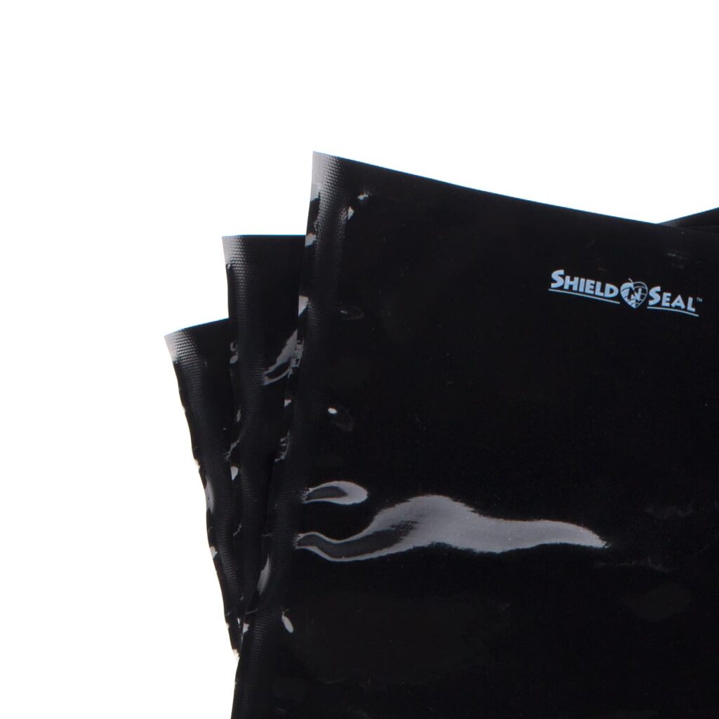Shield N Seal 15"x20" Black-Black Pre-Cut 5mil Vac Bag