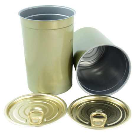 16oz 301x408 Tapered 2pc Can and Gold EZO Lid