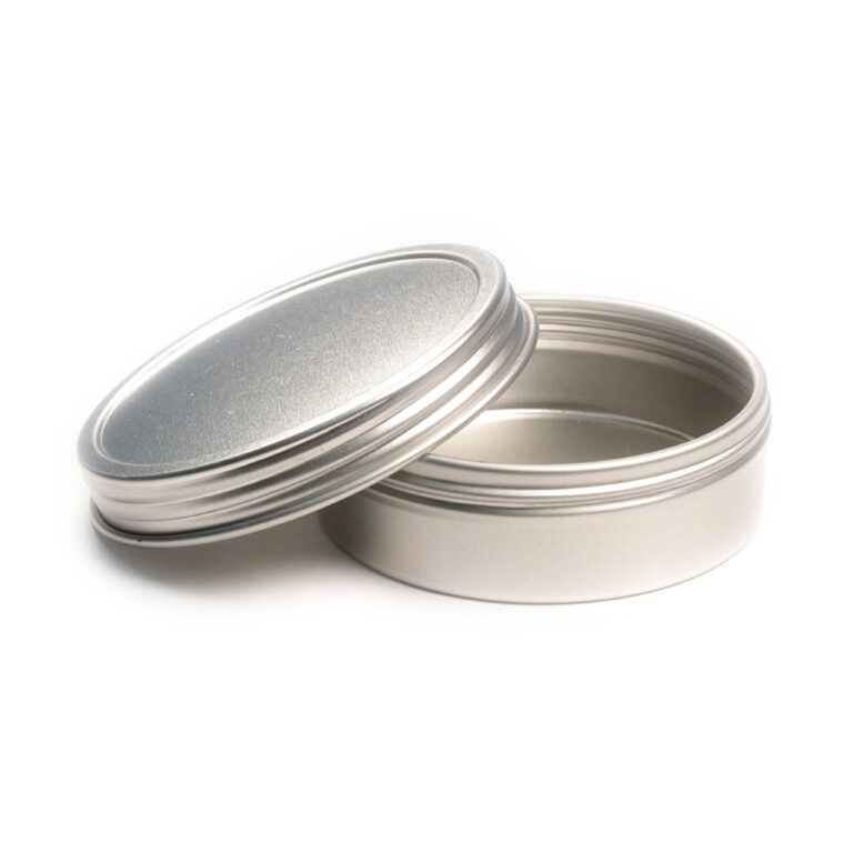 2oz Flat Screwtop Drawn Tins