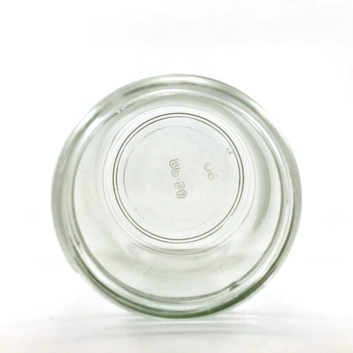 wellscan-6oz-clear-glass-straight side-jar-63-400-CT-continuous thread-inside