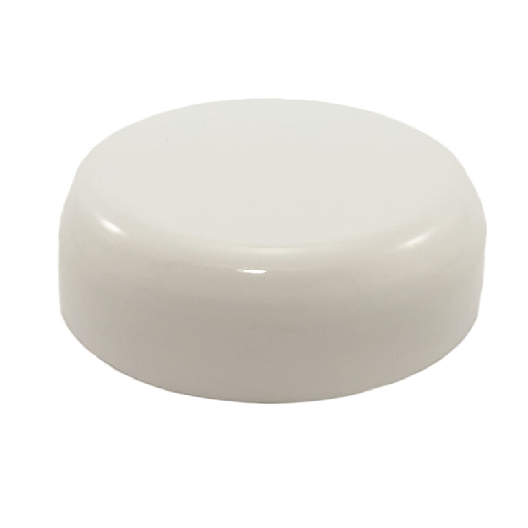 48400 CT White PP Dome Lid with Foam Liner Wells Can Company