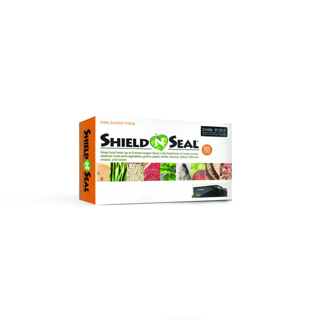 Shield N Seal 8″x19.5′ Black-Clear 5mil Vacuum Roll