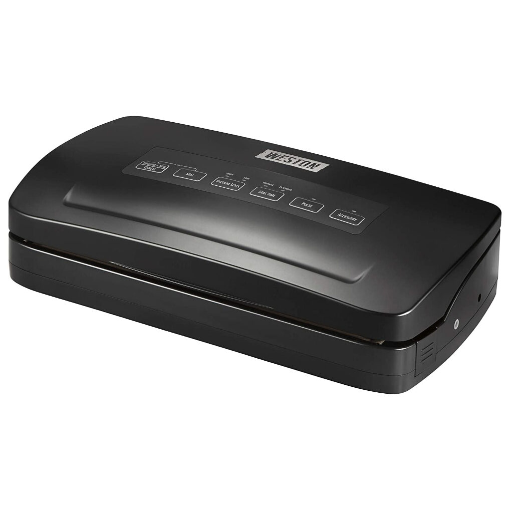 Weston Vacuum Sealer Black with Storage and Roll Cutter 65-3001-W