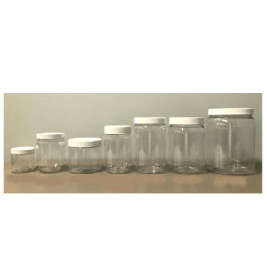 Plastic PET Straight Sided Jars