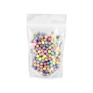 5x8x2.5 5mil Clear/Clear Standup Zipper Pouch Bag 100PK