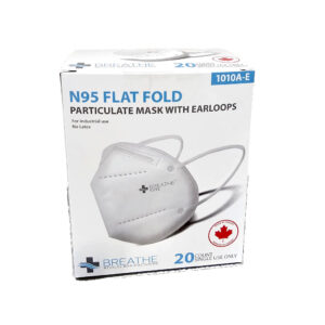 N95 FLAT FOLD MASK with EARLOOPS 20PK