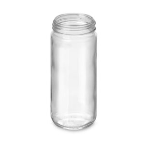 8oz Tall Cylinder Glass Spice Jar 53/485 12PK