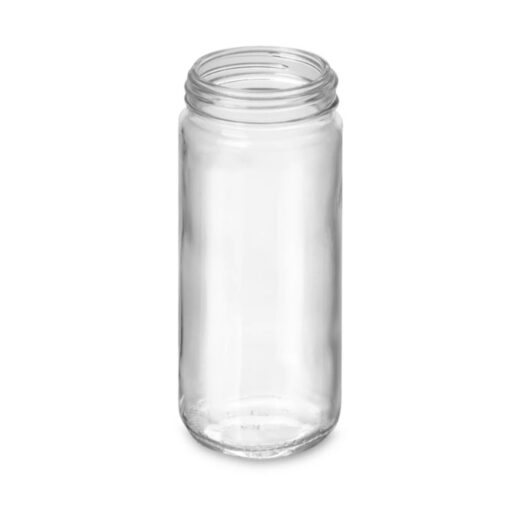8oz Tall Cylinder Glass Spice Jar 53/485 12PK